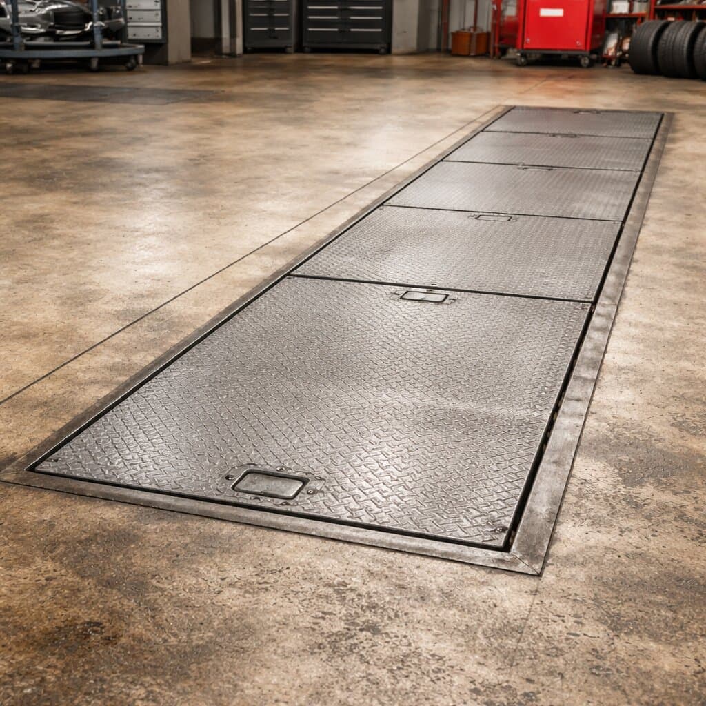 DGUV-Prüfung Grubenheber und Grubenlift – Sicherheitsabnahme in der Werkstattgrube